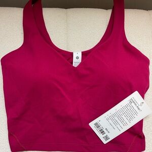 Lululemon Align Berry Rumble size 8 A/B cup NWT
